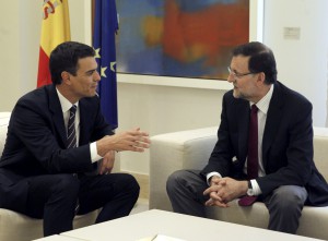 REUNIÓN DE RAJOY CON PEDRO SÁNCHEZ